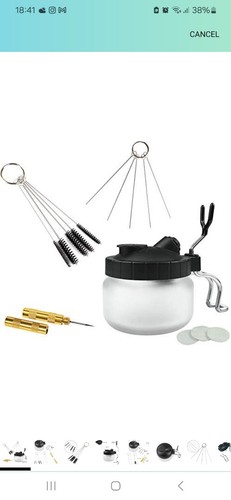 Airbrush spray gun wash - spray,