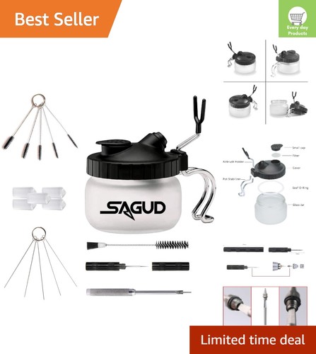 Airbrush cleaning kit with - airbrush,