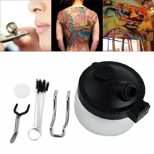 Airbrush cleaning pot - airbrush, glass