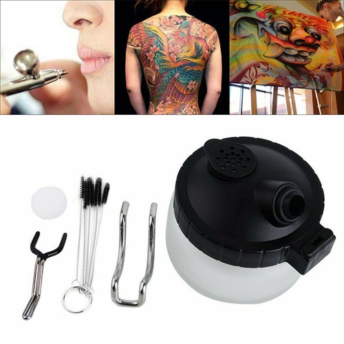 Airbrush cleaning pot - cleaning, cleaner