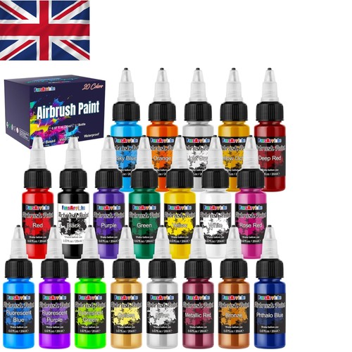 Versatile airbrush paint set - airbrush,